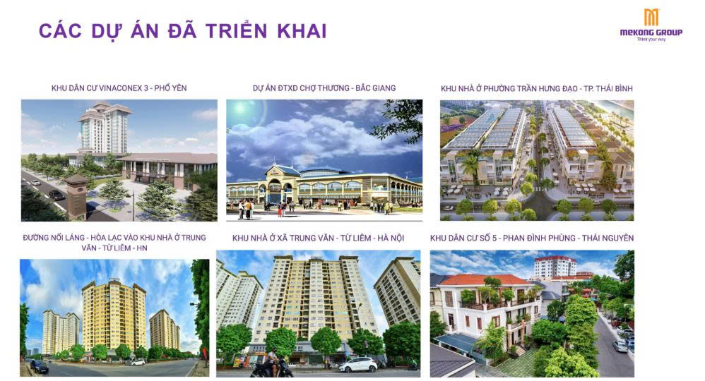 Dự án chủ đầu tư Nam Mekong Group đã hoàn thành