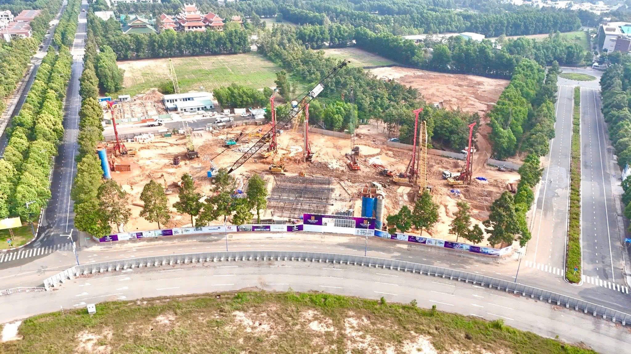 Tiến độ xây dựng dự án Nam Mekong Grand Plaza Bình Dương tháng 3/2026