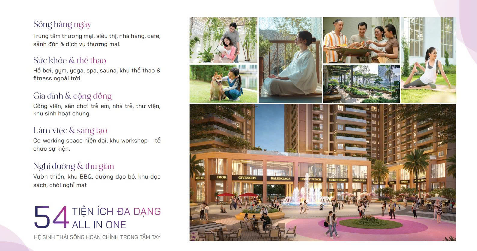 Tiện ích dự án Nam Mekong Grand Plaza Bình Dương