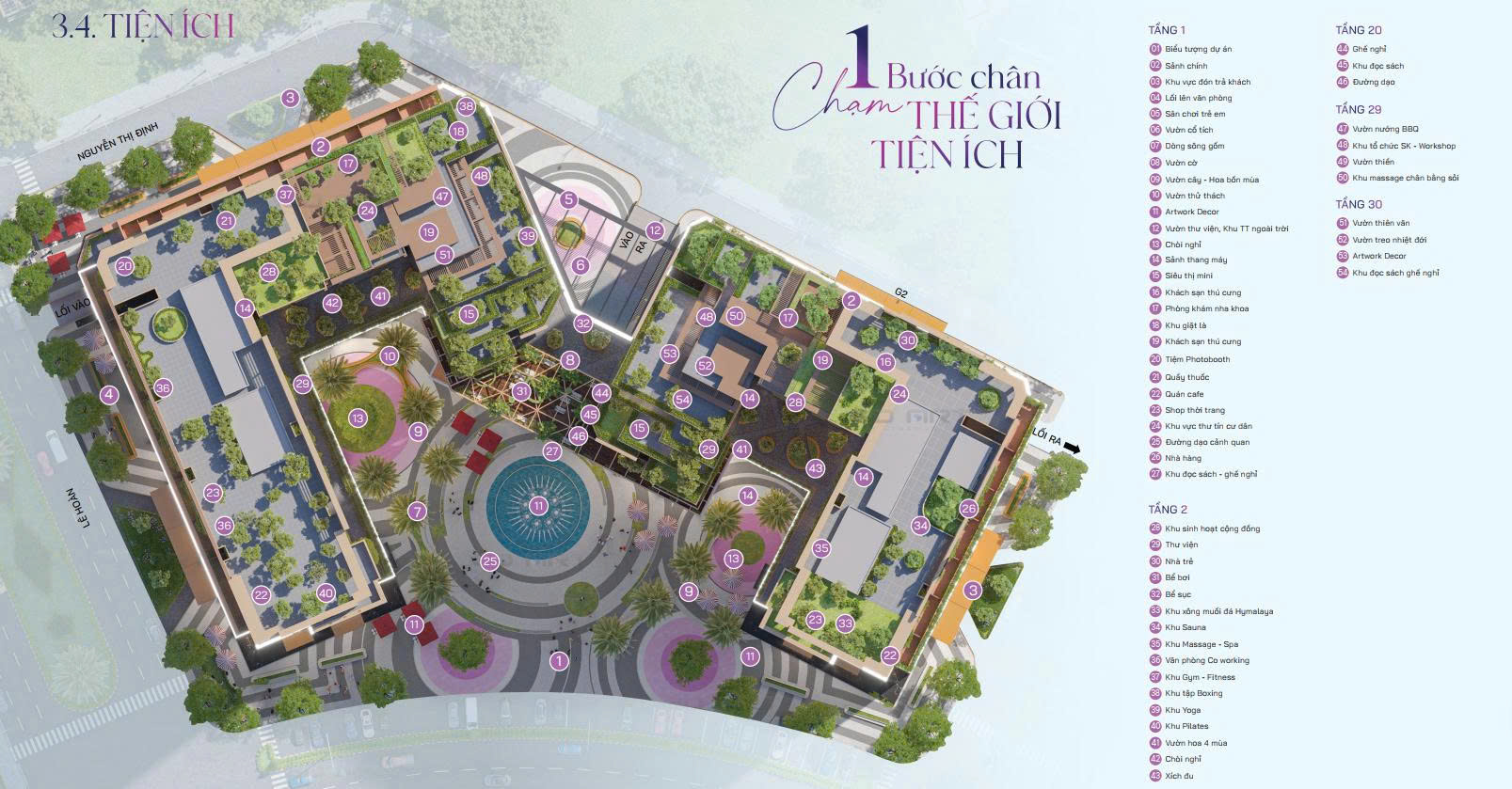 Tiện ích dự án Nam Mekong Grand Plaza Bình Dương