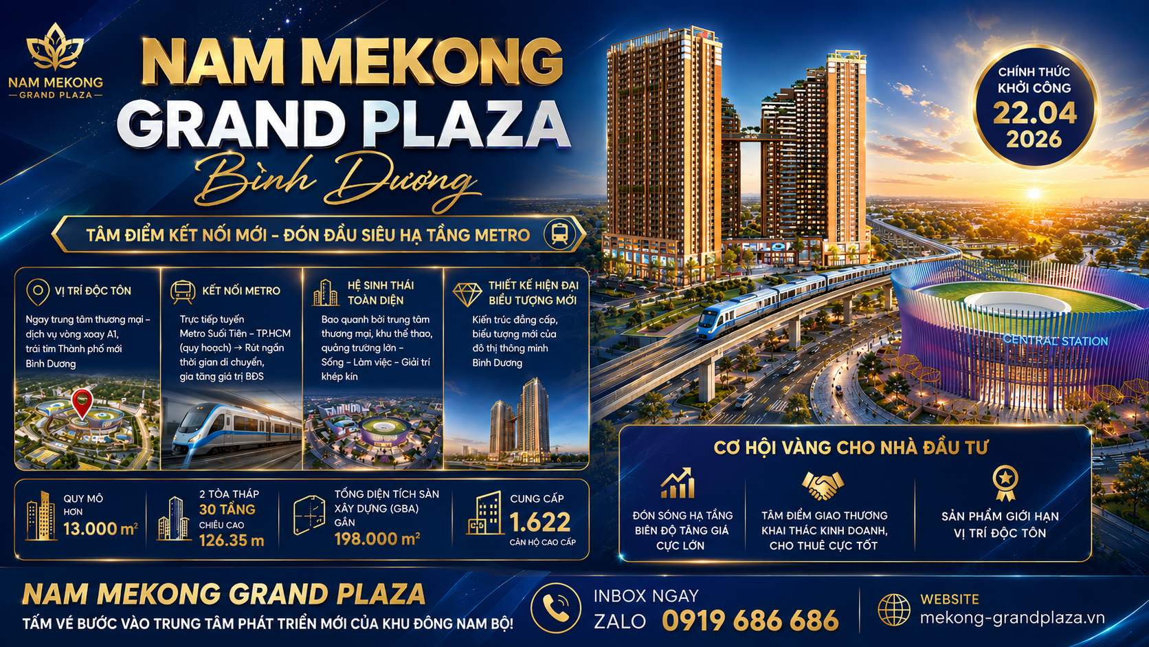 Nam Mekong Grand Plaza Bình Dương